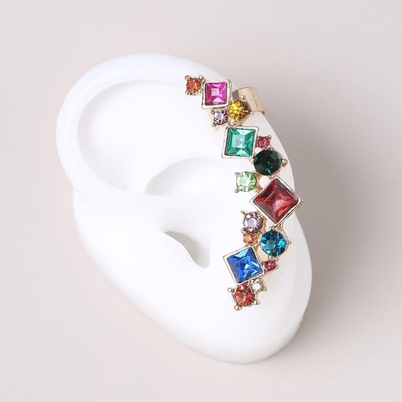 Rhinestone Climber Ear Cuff - Picture 1 of 6
